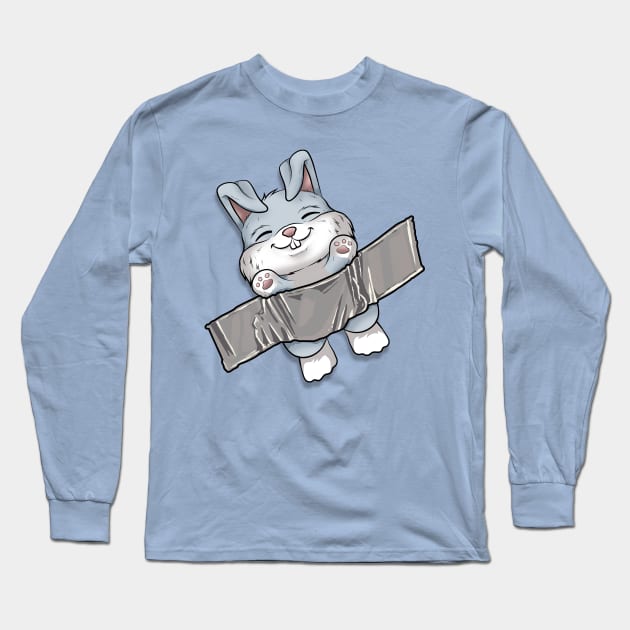 rabbit cute funny pets lovers Long Sleeve T-Shirt by the house of parodies